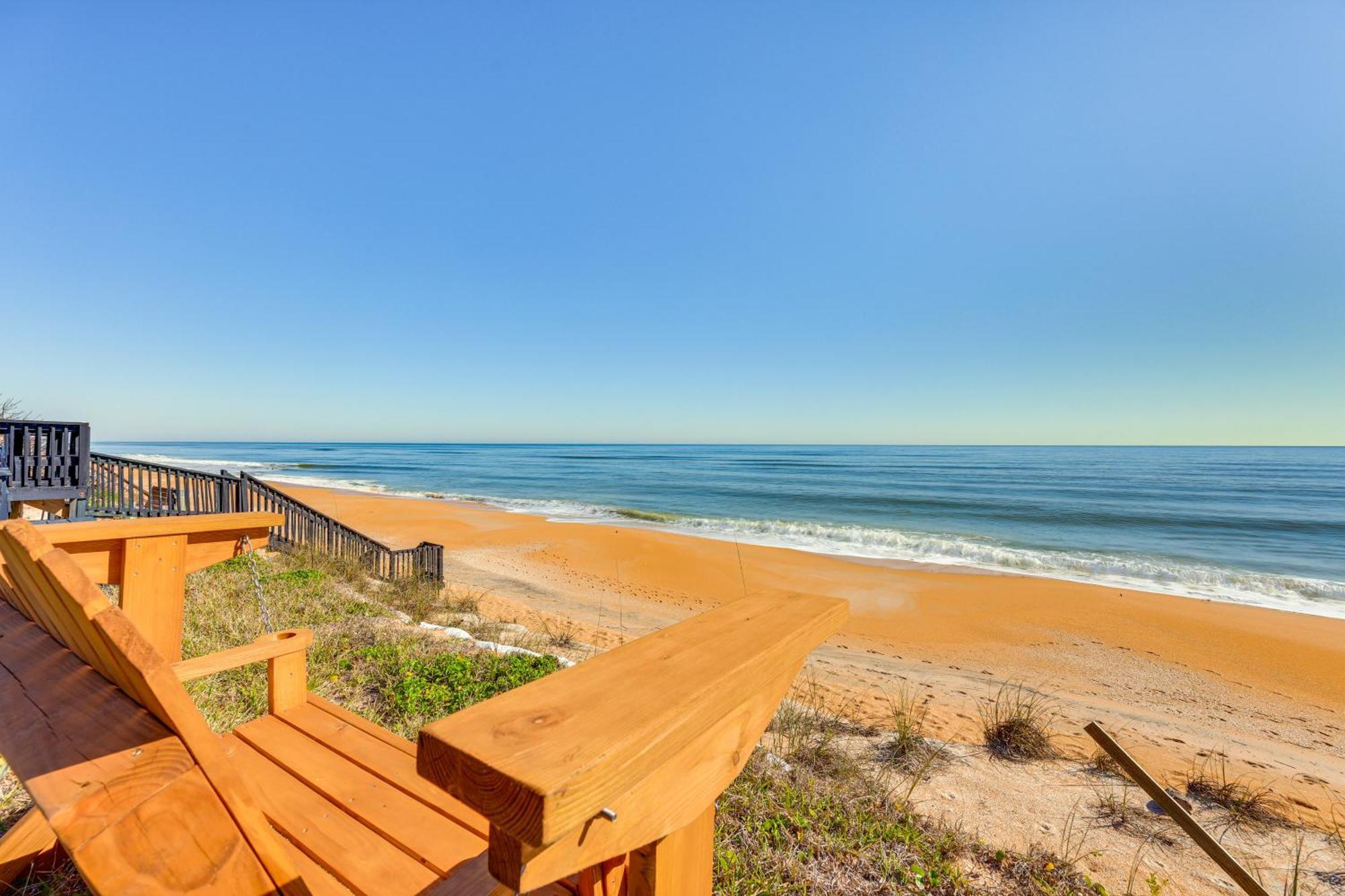 Oceanfront Oasis In Flagler Beach With Deck And Views! Екстер'єр фото