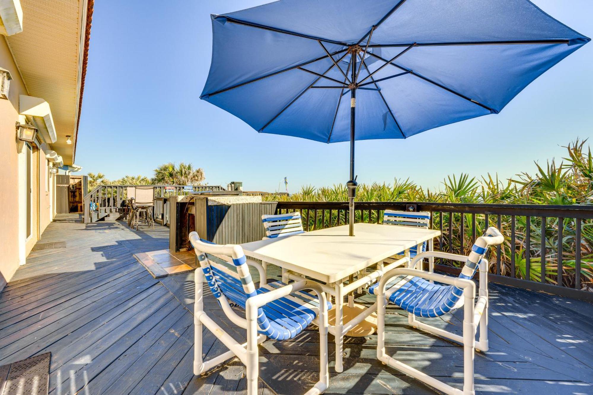 Oceanfront Oasis In Flagler Beach With Deck And Views! Екстер'єр фото