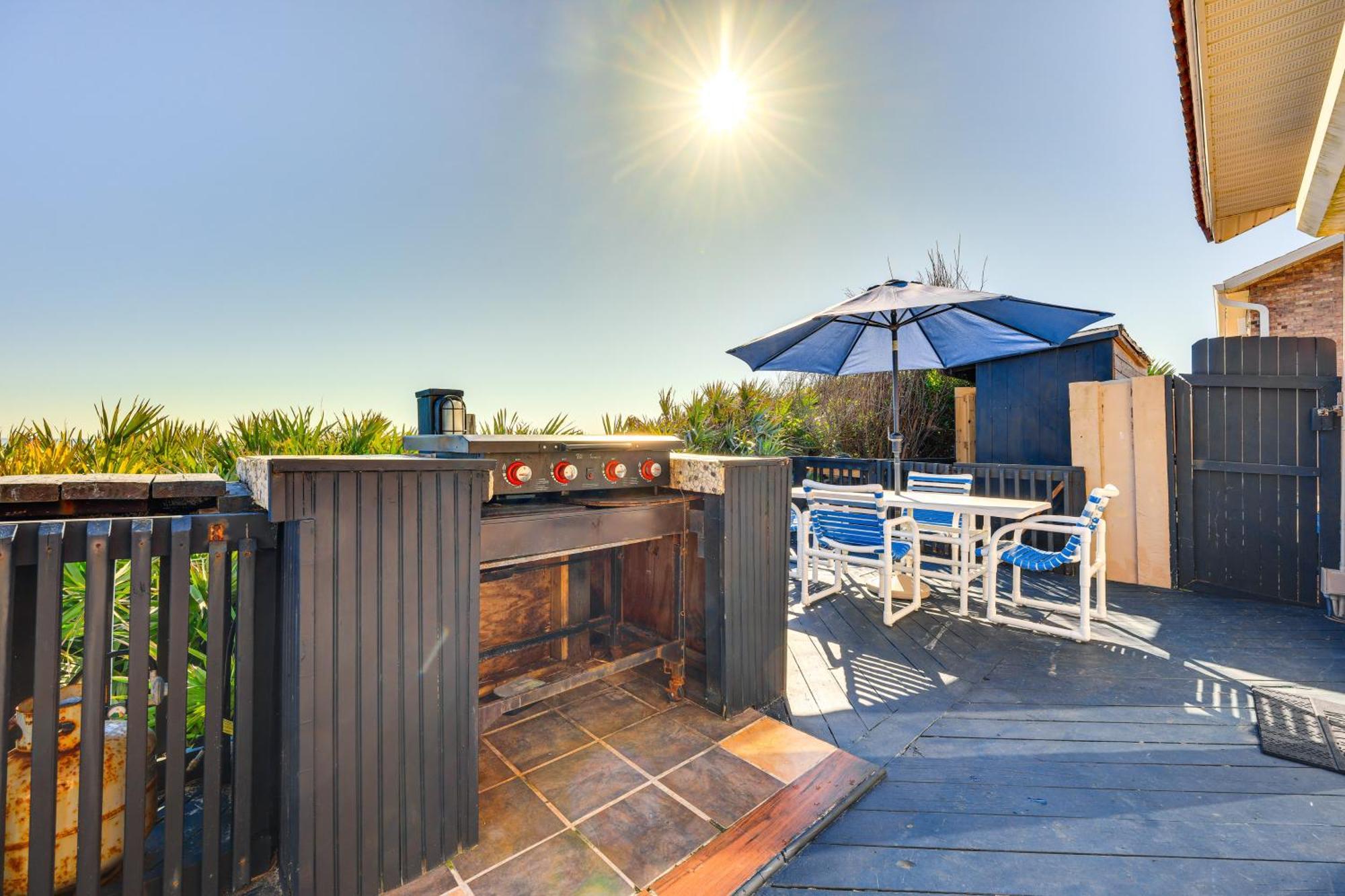Oceanfront Oasis In Flagler Beach With Deck And Views! Екстер'єр фото