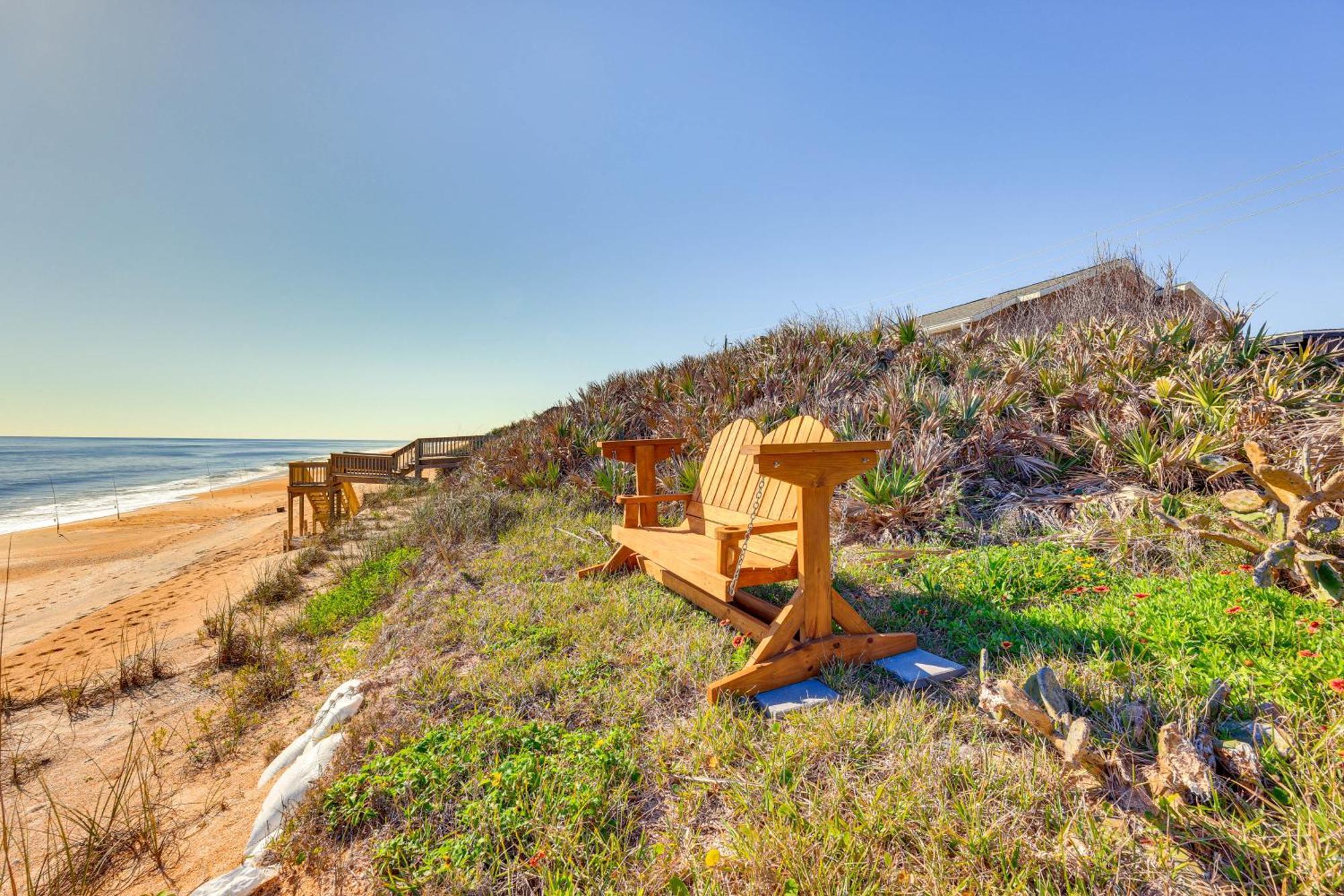 Oceanfront Oasis In Flagler Beach With Deck And Views! Екстер'єр фото