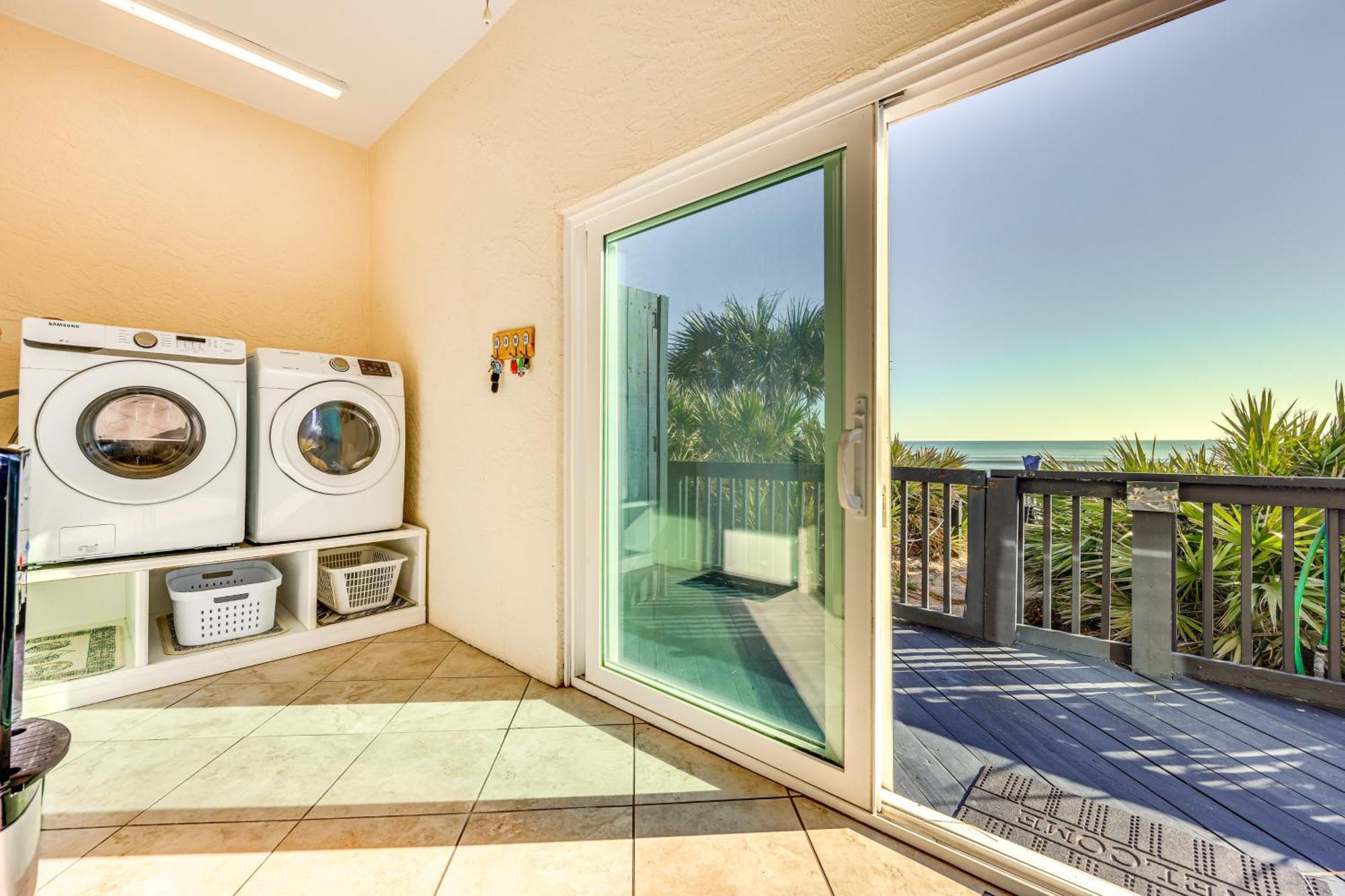 Oceanfront Oasis In Flagler Beach With Deck And Views! Екстер'єр фото